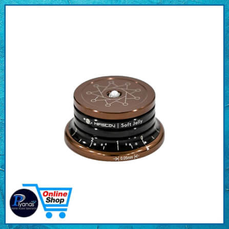 ฐานรองเครื่องเสียง HIFISTAY : SOFT JELLY (50 MM) (BLACK/BROWN) SET OF 4_2